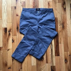 Worn ONCE A.P.C. Grey blue pants size 27
